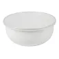 BOLS AVEC COUVERCLE ENAMELWARE 1000 ML Ø 18x7,3 CM BLANC ACIER ÉMAILLÉ (6 UNITÉ) BOLS AVEC COUVERCLE
