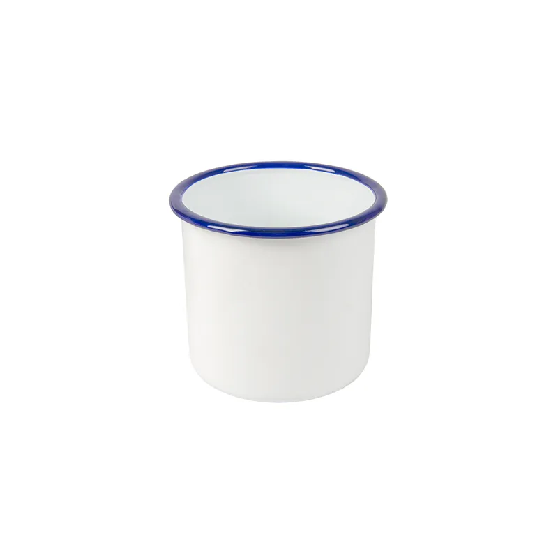 BOLS ENAMELWARE 1200 ML Ø 12x12 CM BLANC ACIER ÉMAILLÉ (6 UNITÉ)