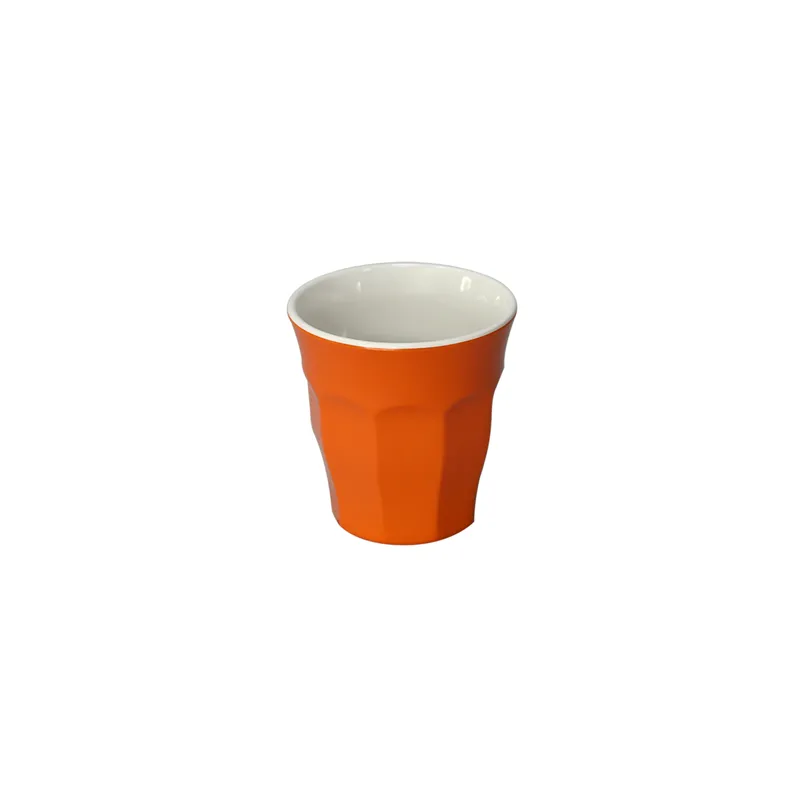 GOBELETS EMPILABLES ASAMI WARE 295 ML Ø 8,8x9 CM ORANGE MÉLAMINE (10 UNITÉ)