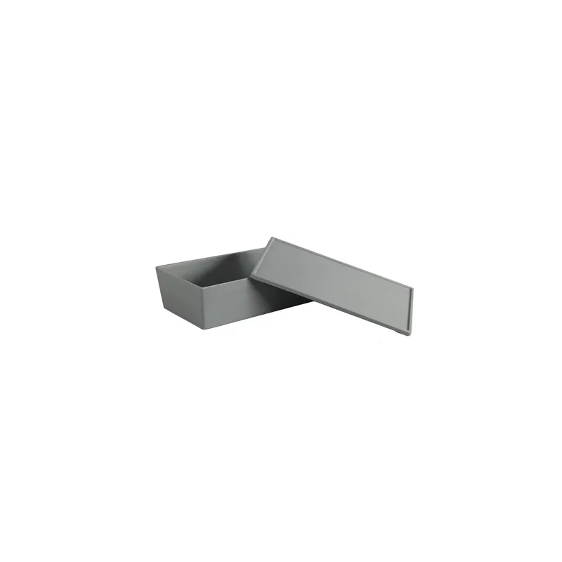 SERVING BOX AVEC COUVERCLE ASAMI WARE 3,8 L 32,5x17,9x9,5 CM GRIS MÉLAMINE (1 UNITÉ)