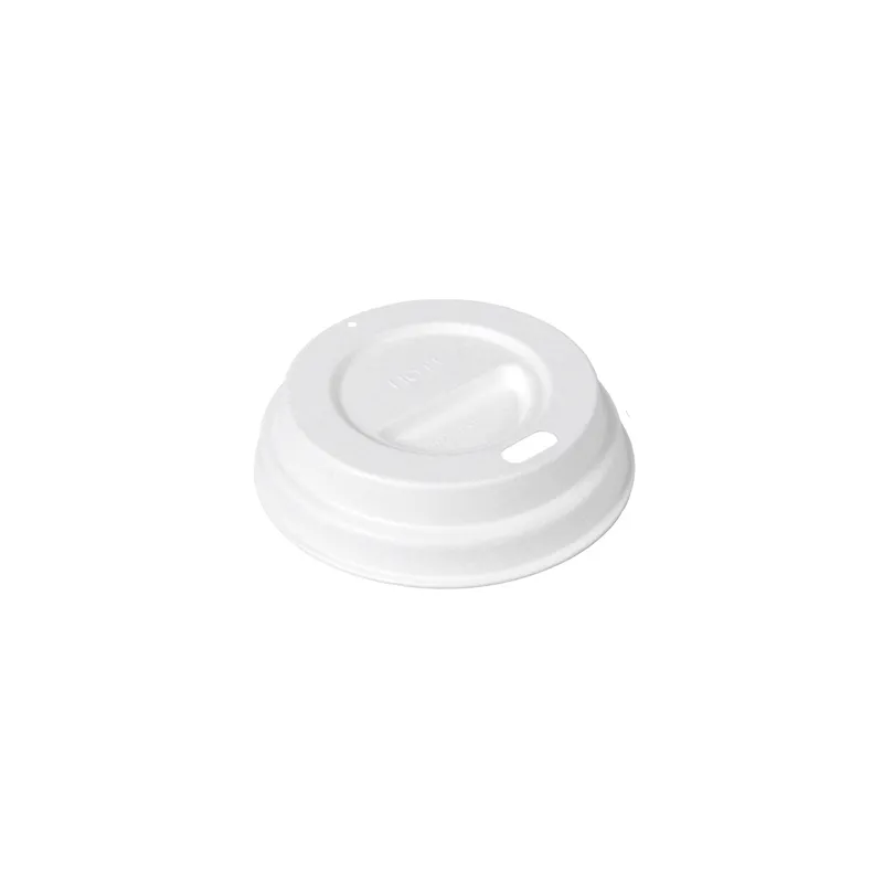 COUVERCLES POUR GOBELETS À CAFÉ 120 ML BIONIC Ø 6,2 CM BLANC BAGASSE (2000 UNITÉ) COUVERCLES POUR GOBELETS À CAFÉ 120 ML BIONIC Ø 6,2 CM BLANC BAGASSE (2000 UNITÉ)