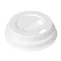 COUVERCLES POUR GOBELETS À CAFÉ 120 ML BIONIC Ø 6,2 CM BLANC BAGASSE (2000 UNITÉ) COUVERCLES POUR GOBELETS À CAFÉ 120 ML