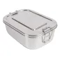 RÉCIPIENT AVEC COUVERCLE ARTINOX 750 ML 16x10,5x5 CM ARGENTE INOX (12 UNITÉ) RÉCIPIENT AVEC COUVERCLE