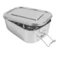 RÉCIPIENT AVEC COUVERCLE ARTINOX 750 ML 16x10,5x5 CM ARGENTE INOX (12 UNITÉ) RÉCIPIENT AVEC COUVERCLE