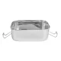 RÉCIPIENT AVEC COUVERCLE ARTINOX 750 ML 16x10,5x5 CM ARGENTE INOX (12 UNITÉ) RÉCIPIENT AVEC COUVERCLE