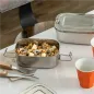 RÉCIPIENT AVEC COUVERCLE ARTINOX 750 ML 16x10,5x5 CM ARGENTE INOX (12 UNITÉ) RÉCIPIENT AVEC COUVERCLE