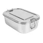 RÉCIPIENT AVEC COUVERCLE ARTINOX 1300 ML 18x13x5 CM ARGENTE INOX (12 UNITÉ) RÉCIPIENT AVEC COUVERCLE