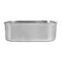 RÉCIPIENT AVEC COUVERCLE ARTINOX 1300 ML 18x13x6 CM ARGENTE INOX (12 UNITÉ) RÉCIPIENT AVEC COUVERCLE