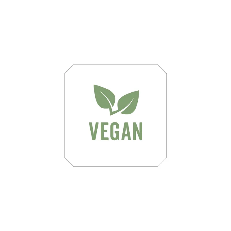 1000 U. ÉTIQUETTES ADHÉSIVES VEGAN 2,5x2,5 CM BLANC ADHESIF (1 UNITÉ) 1000 U. ÉTIQUETTES ADHÉSIVES VEGAN 2,5x2,5 CM BLANC ADHESIF (1 UNITÉ)