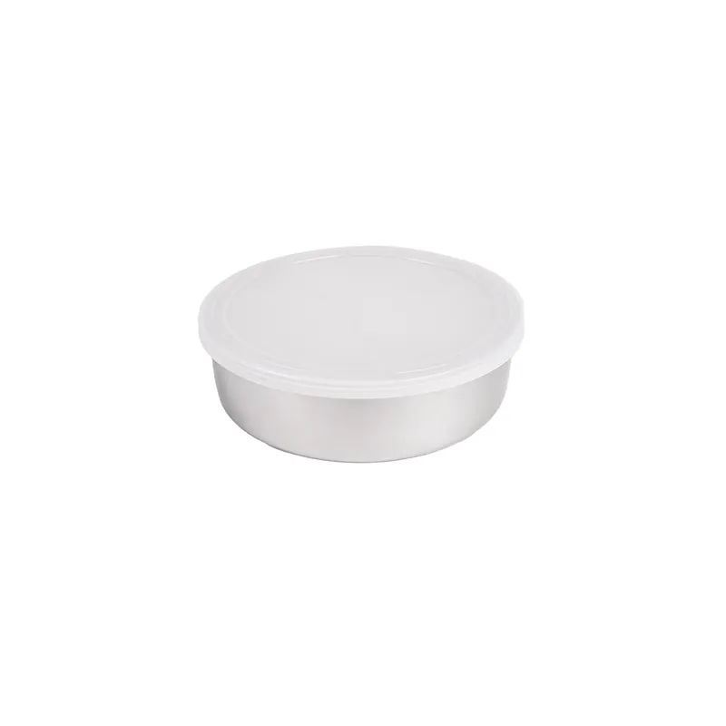 BOL AVEC COUVERCLE ARTINOX 1080 ML Ø18x5,5 CM ARGENTE INOX (24 UNITÉ)