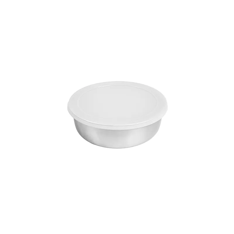 BOL AVEC COUVERCLE ARTINOX 730 ML Ø16x5 CM ARGENTE INOX (24 UNITÉ)