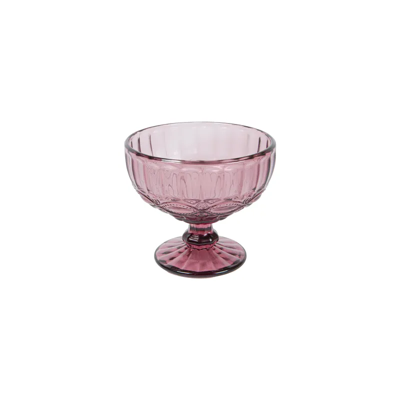 COUPES À DESSERTS VINTAGE WAKI GLASS 'VINTAGE' 380 ML Ø12x10.5 CM LAVANDE VERRE (6 UNITÉ)