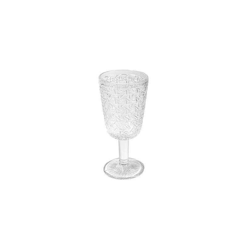 VERRES À PIED À VIN WAKI GLASS 'VINTAGE' 280 ML Ø8x17,3 CM TRANSPARENT VERRE (6 UNITÉ)