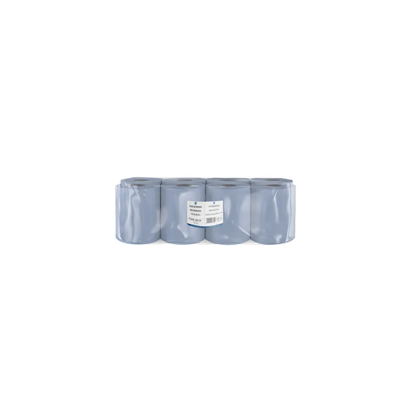 ESSUIE-MAINS AUTOCUT ECOLABEL 2 PLIS  20 G/M2 150 M Ø19,5x20 CM BLEU OUATE (8 UNITÉ)