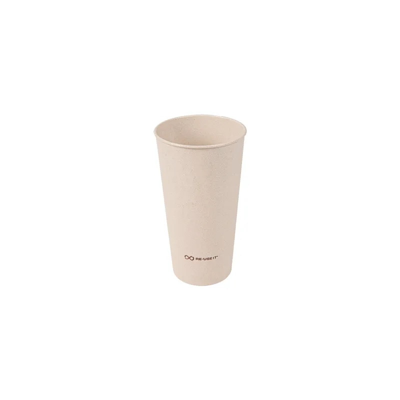 VERRES RÉUTILISABLES 400 ML Ø7,6/5,3x13,6 CM NATUREL RICE HUSK BIOCOMPOSITE (500 UNITÉ) VERRES RÉUTILISABLES 400 ML Ø7,6/5,3x13,6 CM NATUREL RICE HUSK BIOCOMPOSITE (500 UNITÉ)