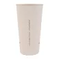 VERRES RÉUTILISABLES 400 ML Ø7,6/5,3x13,6 CM NATUREL RICE HUSK BIOCOMPOSITE (500 UNITÉ) VERRES RÉUTILISABLES