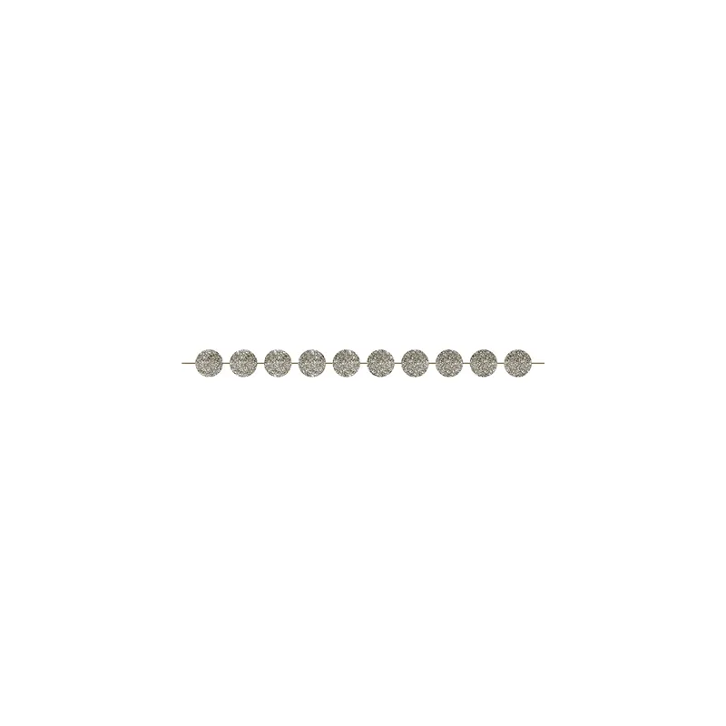 GUIRLANDE POINTS 250 G/M2 1,5 M ARGENTE PAPIER (24 UNITÉ) GUIRLANDE POINTS 250 G/M2 1,5 M ARGENTE PAPIER (24 UNITÉ)