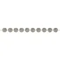 GUIRLANDE POINTS 250 G/M2 1,5 M ARGENTE PAPIER (24 UNITÉ) GUIRLANDE POINTS