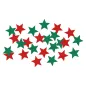 CONFETTI ÉTOILES 18 MM ASSORTI PET (24 UNITÉ) CONFETTI ÉTOILES