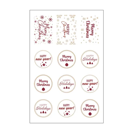 10 FEUILLES (12 U.) ÉTIQUETTES