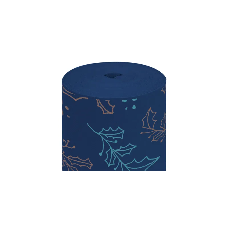 NAPPE  55 G/M2 1,20x25 M BLEU AIRLAID (1 UNITÉ)