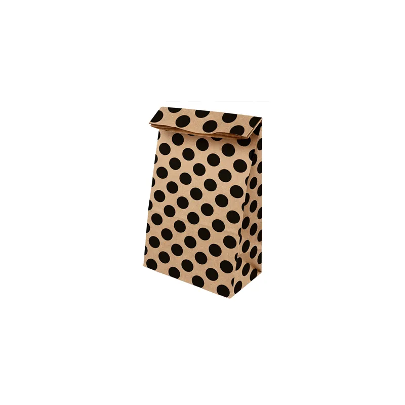 SACS SOS SANS ANSES 'POLKA DOTS' 80 G/M2 14+8x24 CM NATUREL KRAFT (1000 UNITÉ) SACS SOS SANS ANSES 'POLKA DOTS' 80 G/M2 14+8x24 CM NATUREL KRAFT (1000 UNITÉ)