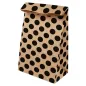 SACS SOS SANS ANSES 'POLKA DOTS' 80 G/M2 14+8x24 CM NATUREL KRAFT (1000 UNITÉ) SACS SOS SANS ANSES