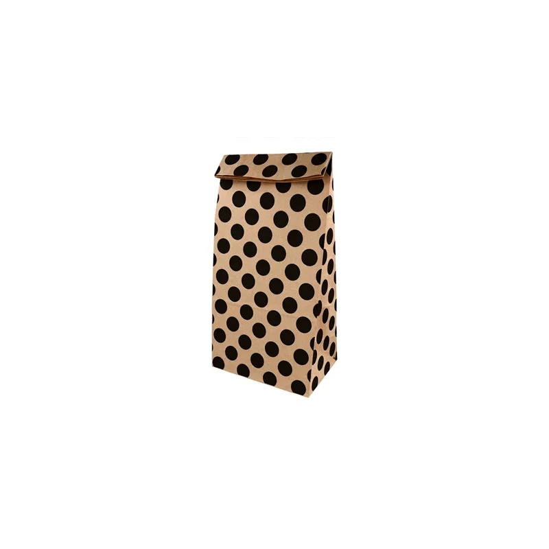SACS SOS SANS ANSES 'POLKA DOTS' 80 G/M2 15+10x32 CM NATUREL KRAFT (1000 UNITÉ) SACS SOS SANS ANSES 'POLKA DOTS' 80 G/M2 15+10x32 CM NATUREL KRAFT (1000 UNITÉ)