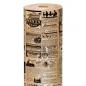PAPIER CADEAUX 'TIMES' 60 G/M2 0,7x100 M NATUREL KRAFT VERGÉ (1 UNITÉ) PAPIER CADEAUX