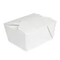 BOÎTES AMÉRICAINES THEPACK 780 ML 11,3x9x6,3 CM BLANC CARTON NANO-MICRO + ALUMINIUM (500 UNITÉ) BOÎTES AMÉRICAINES