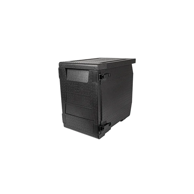 93L ARMOIRE ISOTHERME 9GN 1/1, 1/2, 1/3  93 L 64,5x44,5x62,5 CM NOIR EPP (1 UNITÉ)