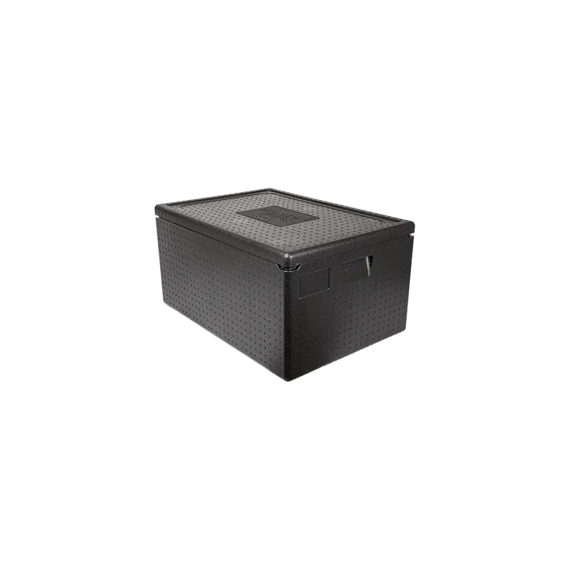 80L BOÎTE ISOTHERME GN 2/3  80 L 68,5x48,5x36 CM NOIR EPP (1 UNITÉ)