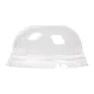 COUVERCLES COUPOLE SANS ORIFICE R.224.01 Ø 8,5x4,2 CM TRANSPARENT PLA (800 UNITÉ) COUVERCLES COUPOLE SANS ORIFICE R.224.01