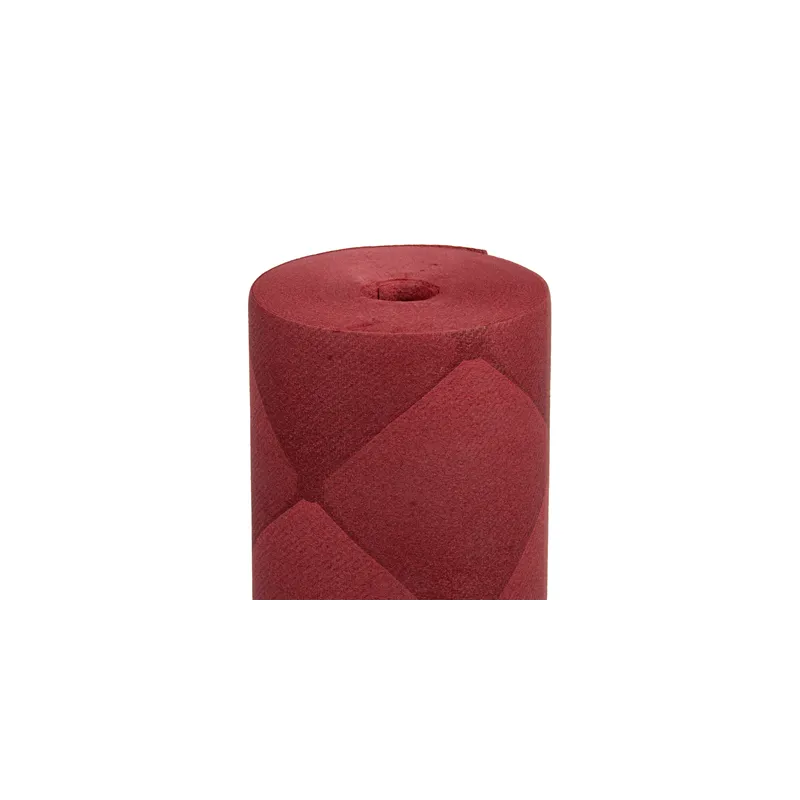 "TÊTE-À-TÊTE" PRÉ. 120CM (20 FEU.) 'RHOMBUS' 55 G/M2 0,40x24 M BORDEAUX AIRLAID (6 UNITÉ)