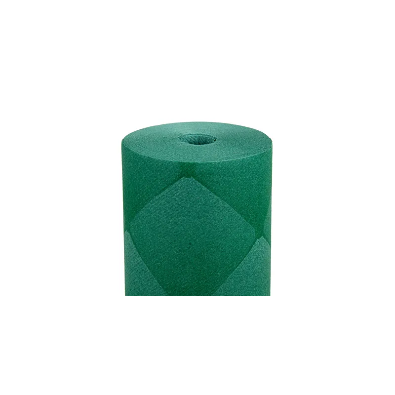 "TÊTE-À-TÊTE" PRÉ. 120CM (20 FEU.) 'RHOMBUS' 55 G/M2 0,40x24 M VERT JAGUAR AIRLAID (6 UNITÉ)