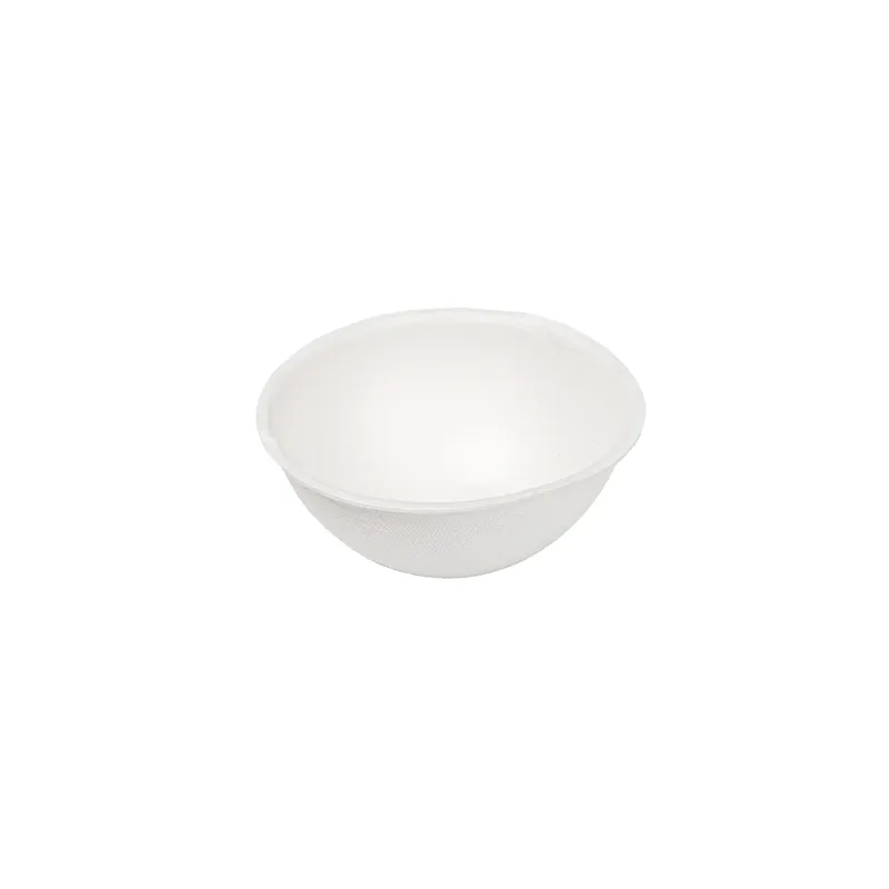 RÉCIPIENTS RONDS BIONIC  Ø 7,5x3 CM BLANC BAGASSE (1000 UNITÉ)