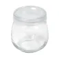 POT AVEC COUVERCLE WAKI GLASS 120 ML Ø 6,5x6,6 CM TRANSPARENT VERRE (96 UNITÉ) POT AVEC COUVERCLE