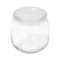 POT AVEC COUVERCLE WAKI GLASS 200 ML Ø 7,3x7,3 CM TRANSPARENT VERRE (72 UNITÉ) POT AVEC COUVERCLE