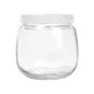 POT AVEC COUVERCLE WAKI GLASS 200 ML Ø 7,3x7,3 CM TRANSPARENT VERRE (72 UNITÉ) POT AVEC COUVERCLE