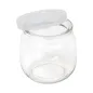 POT AVEC COUVERCLE WAKI GLASS 200 ML Ø 7,3x7,3 CM TRANSPARENT VERRE (72 UNITÉ) POT AVEC COUVERCLE