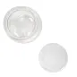 POT AVEC COUVERCLE WAKI GLASS 200 ML Ø 7,3x7,3 CM TRANSPARENT VERRE (72 UNITÉ) POT AVEC COUVERCLE