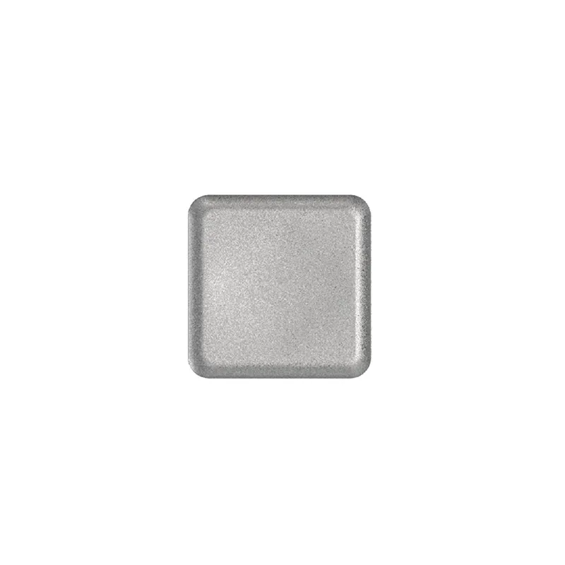 ASSIETTES CARRÉES ARTINOX 'VINTAGE'  19x19x0,6 CM ARGENTE INOX (6 UNITÉ)