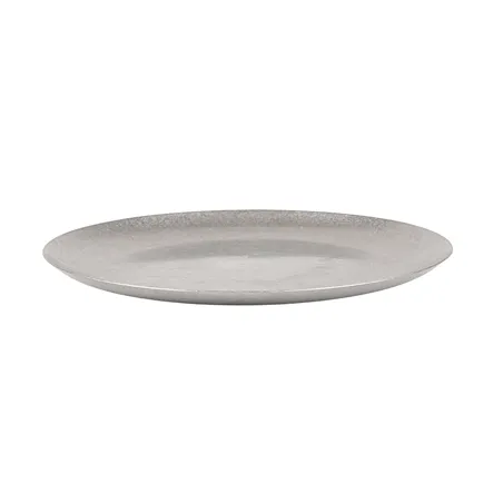 ASSIETTES PLATES ARTINOX 'VINTAGE'  Ø21x1,5 CM ARGENTE INOX (10 UNITÉ)
