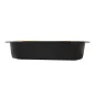 RÉCIPIENTS LAQUÉS 975 ML 21,4x14,2x4,5 CM NOIR/OR ALUMINIUM (50 UNITÉ) RÉCIPIENTS LAQUÉS