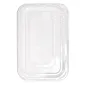 COUVERCLES POUR RÉFÉRENCE 267.79 22,2x15x2,8 CM TRANSPARENT RPET (50 UNITÉ) COUVERCLES POUR RÉFÉRENCE 267.79