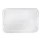 COUVERCLES POUR RÉFÉRENCE 267.82 30x20x2,5 CM TRANSPARENT RPET (50 UNITÉ) COUVERCLES POUR RÉFÉRENCE 267.82