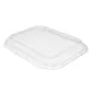 COUVERCLES POUR RÉFÉRENCE 267.83 24,3x18,9x2,7 CM TRANSPARENT RPET (50 UNITÉ) COUVERCLES POUR RÉFÉRENCE 267.83