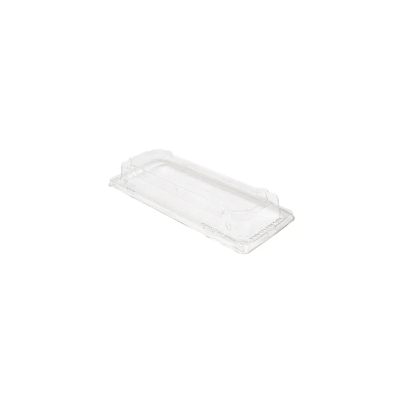 COUVERCLES POUR RÉF. 267.98   22,4x9,5x3,5 CM TRANSPARENT RPET (164 UNITÉ)