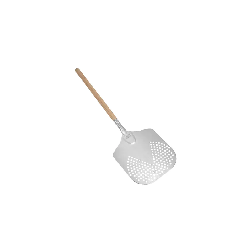 PELLE PIZZA PERFORÉE BORDURES AIGUISÉES   30x35x94 CM ARGENTE ALUMINIUM (1 UNITÉ)