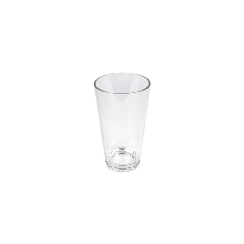 GOBELETS  400 ML Ø 8,1/5,5x13,8 CM TRANSPARENT POLYCARBONATE (12 UNITÉ)